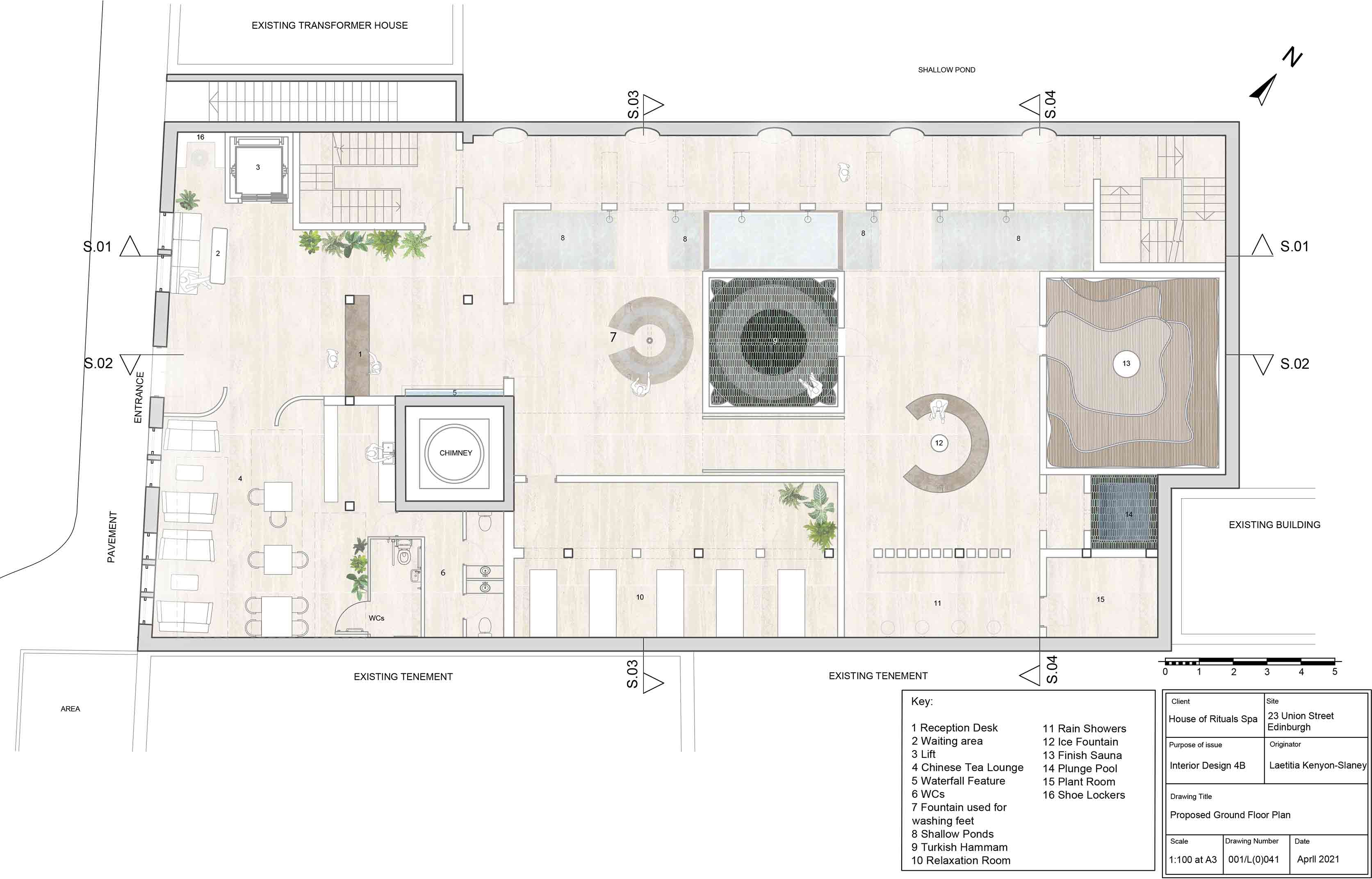 Rendered Ground Floor Plan
