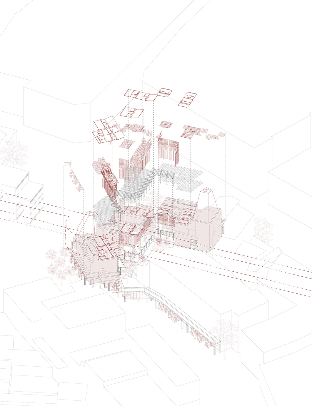 A House for a Fruit-Farmer, exploded isometric
