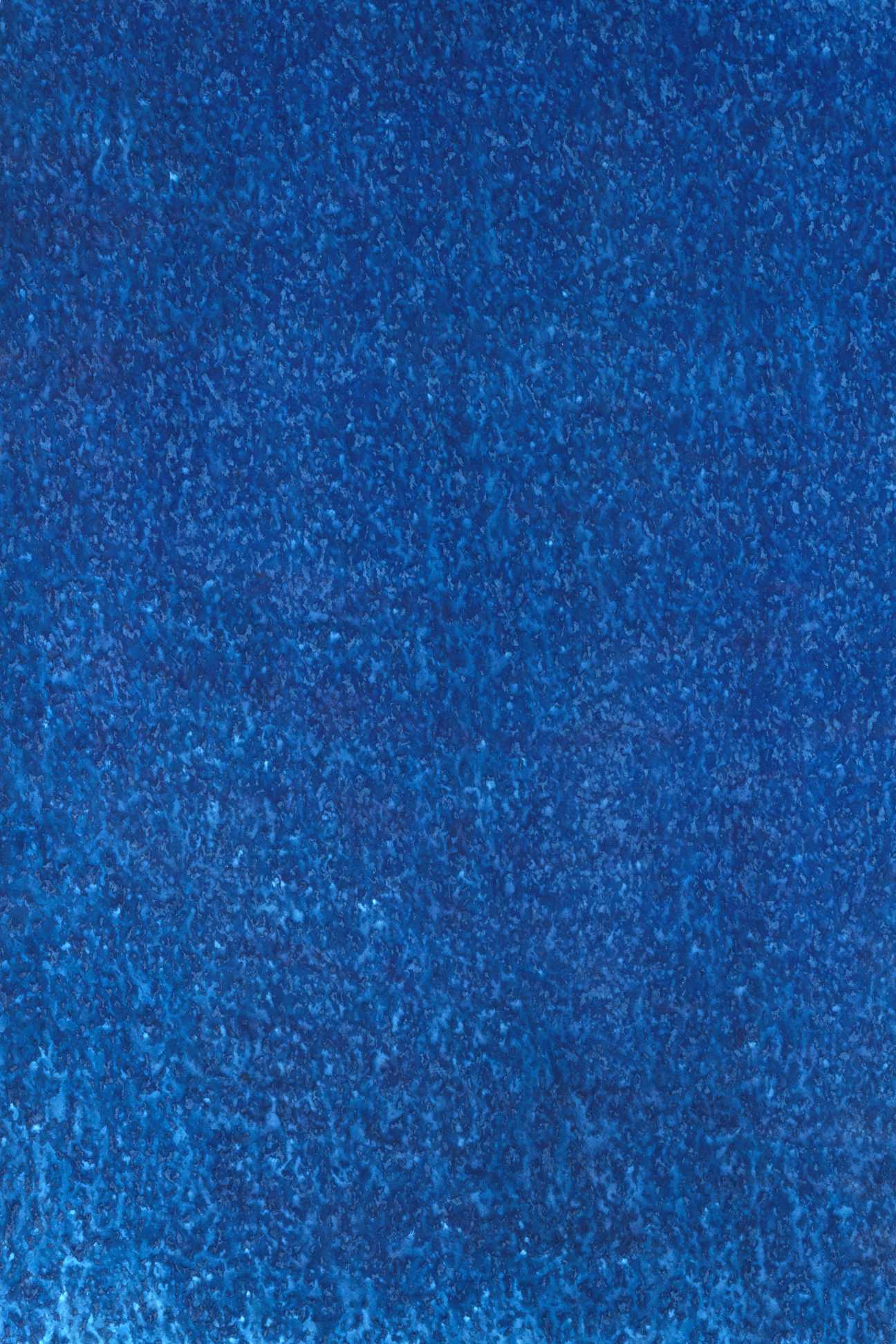  a blue A1 cyanotype print recording rainfall onto watercolour paper