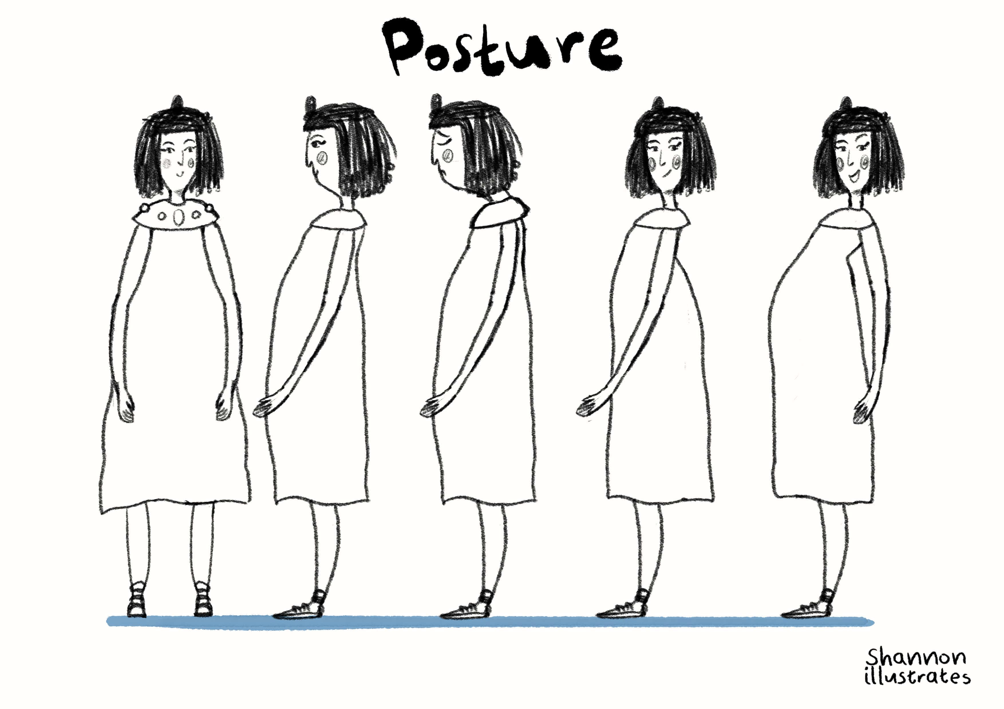 Posture sketches