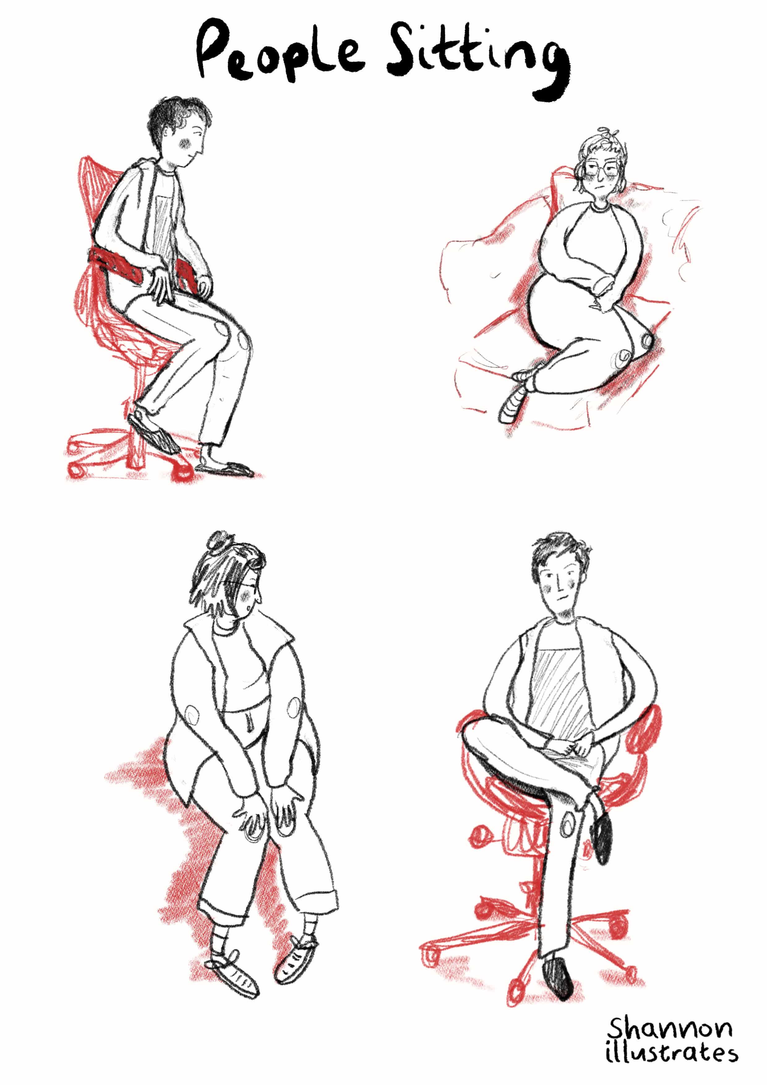 Home life sketches