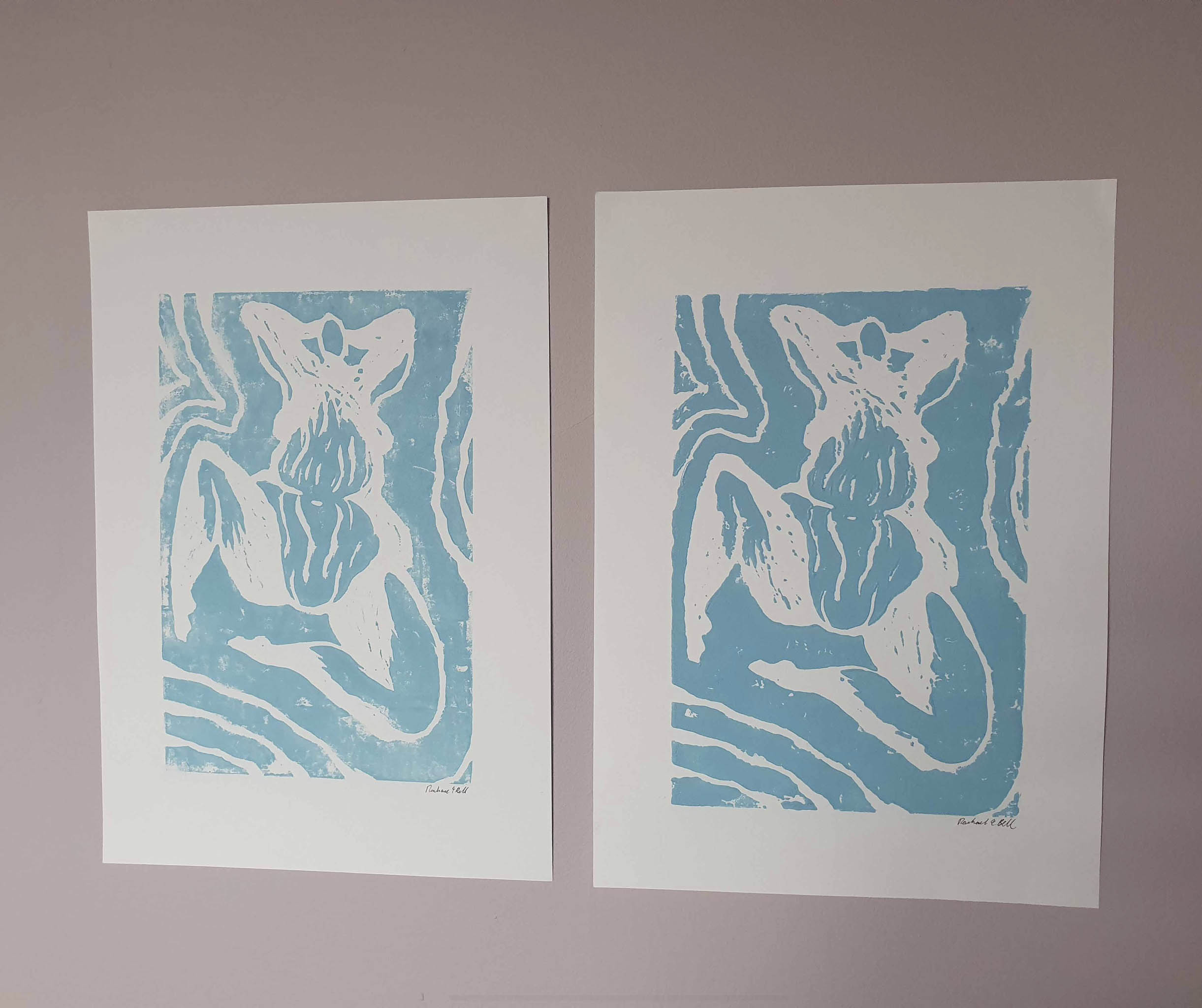 A3 Linocut Prints