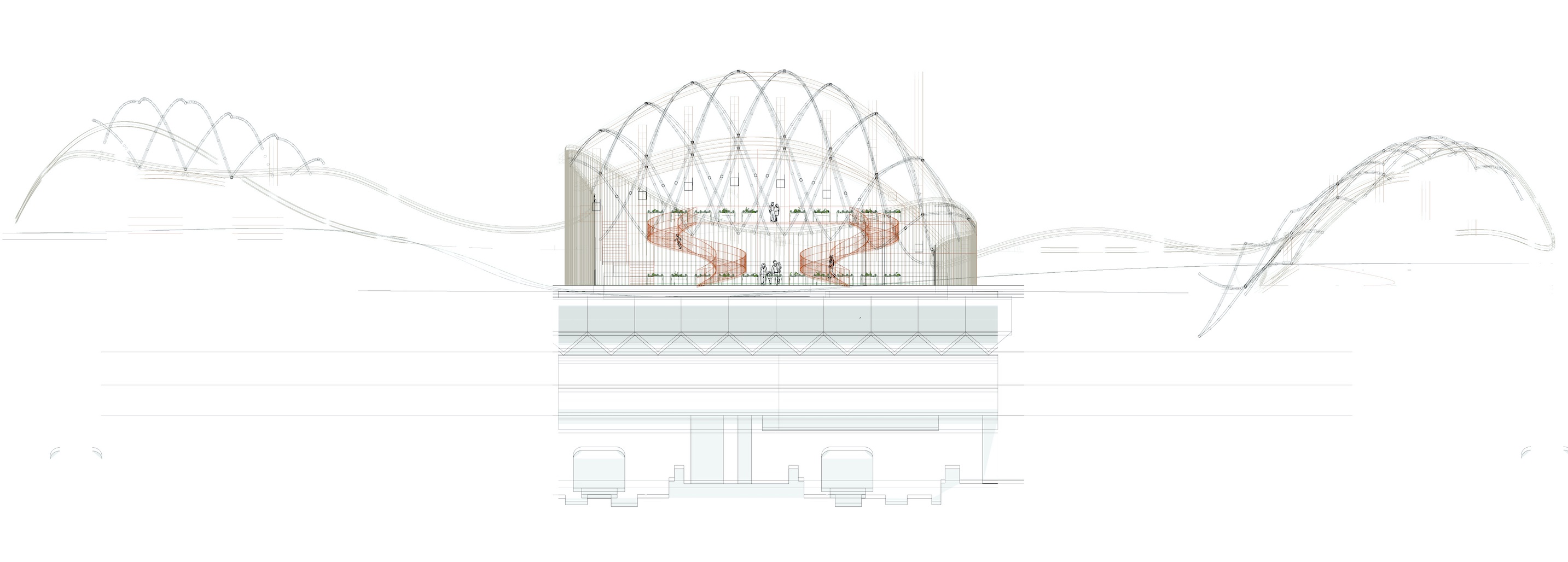 Hydroponics Center Section