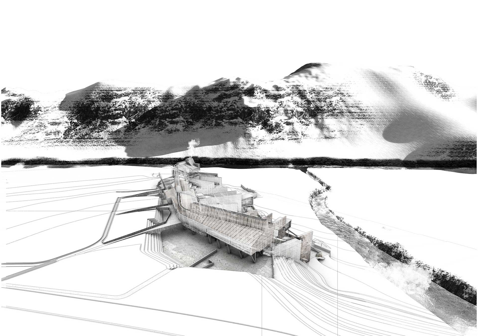 Contesting Countrysiding - Western Aerial View