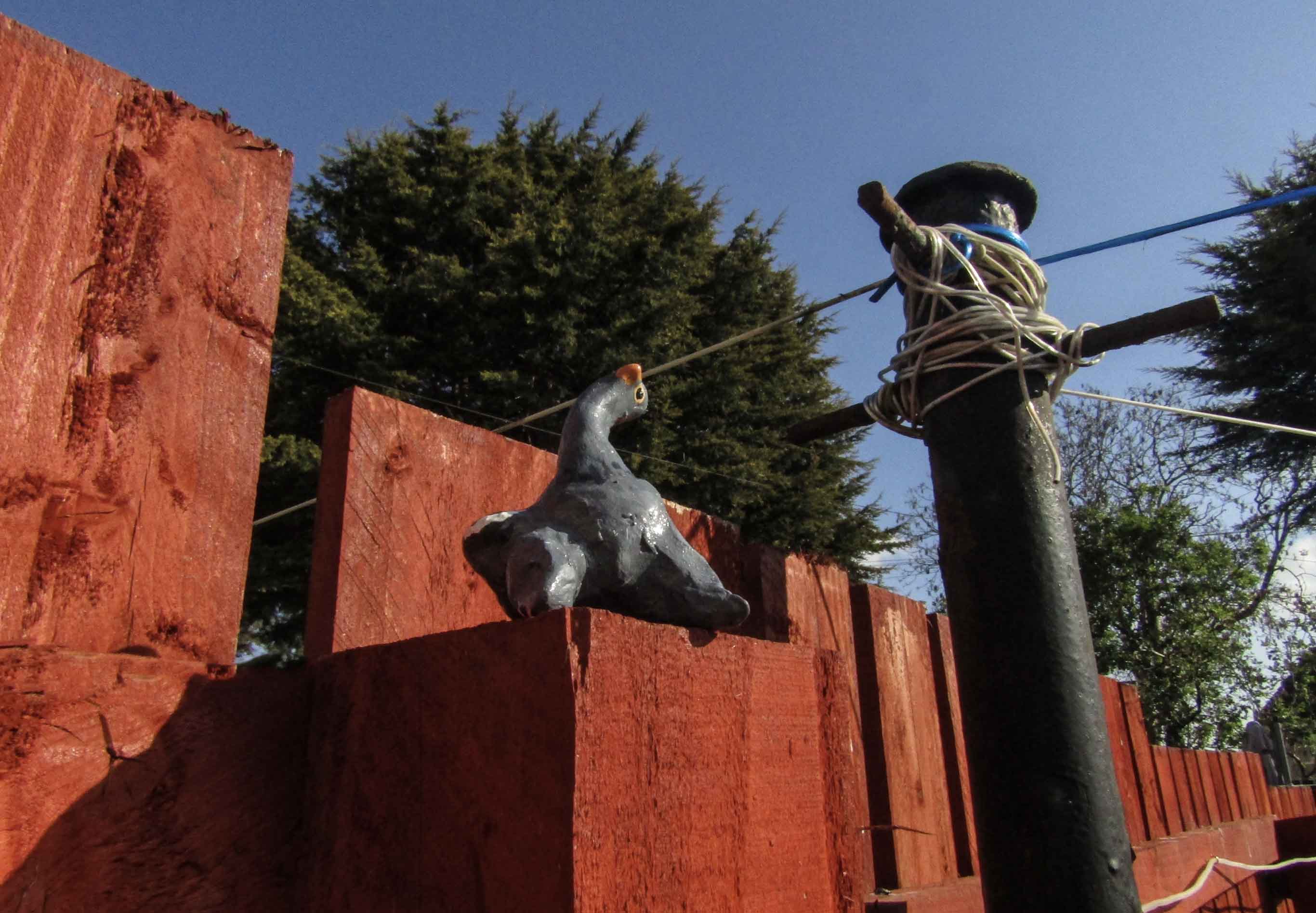 2021, Clay, Acrylic Paint, Varnish