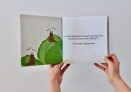 Inside of children's book