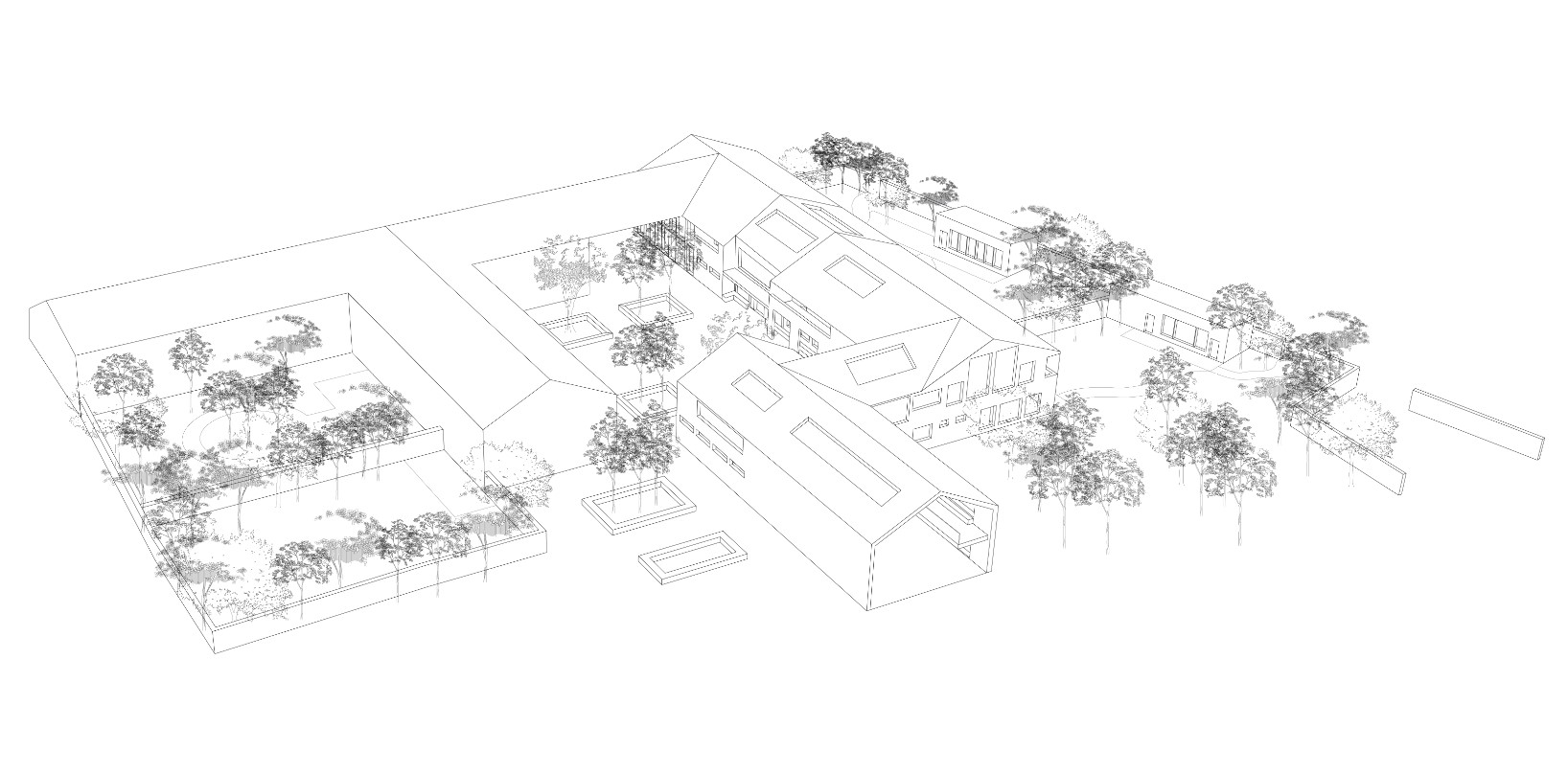 The Care Home of the Future: Community Hub | Axonometric 