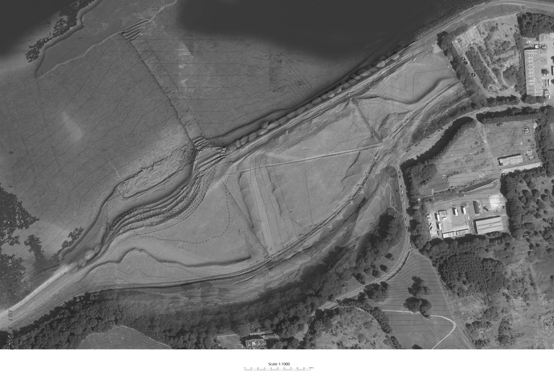 Aerial of Plasticine Model 