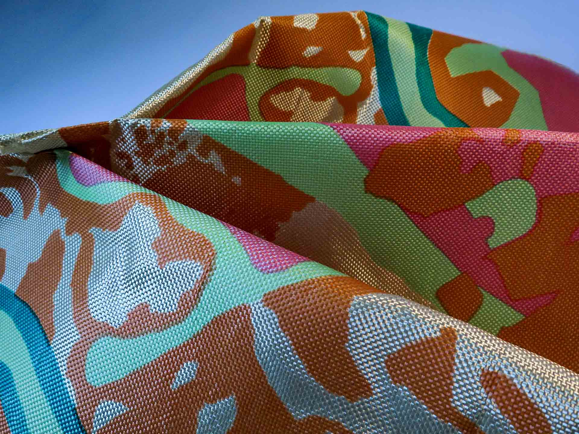 Granada Print onto Aramid Bulletproof fabric