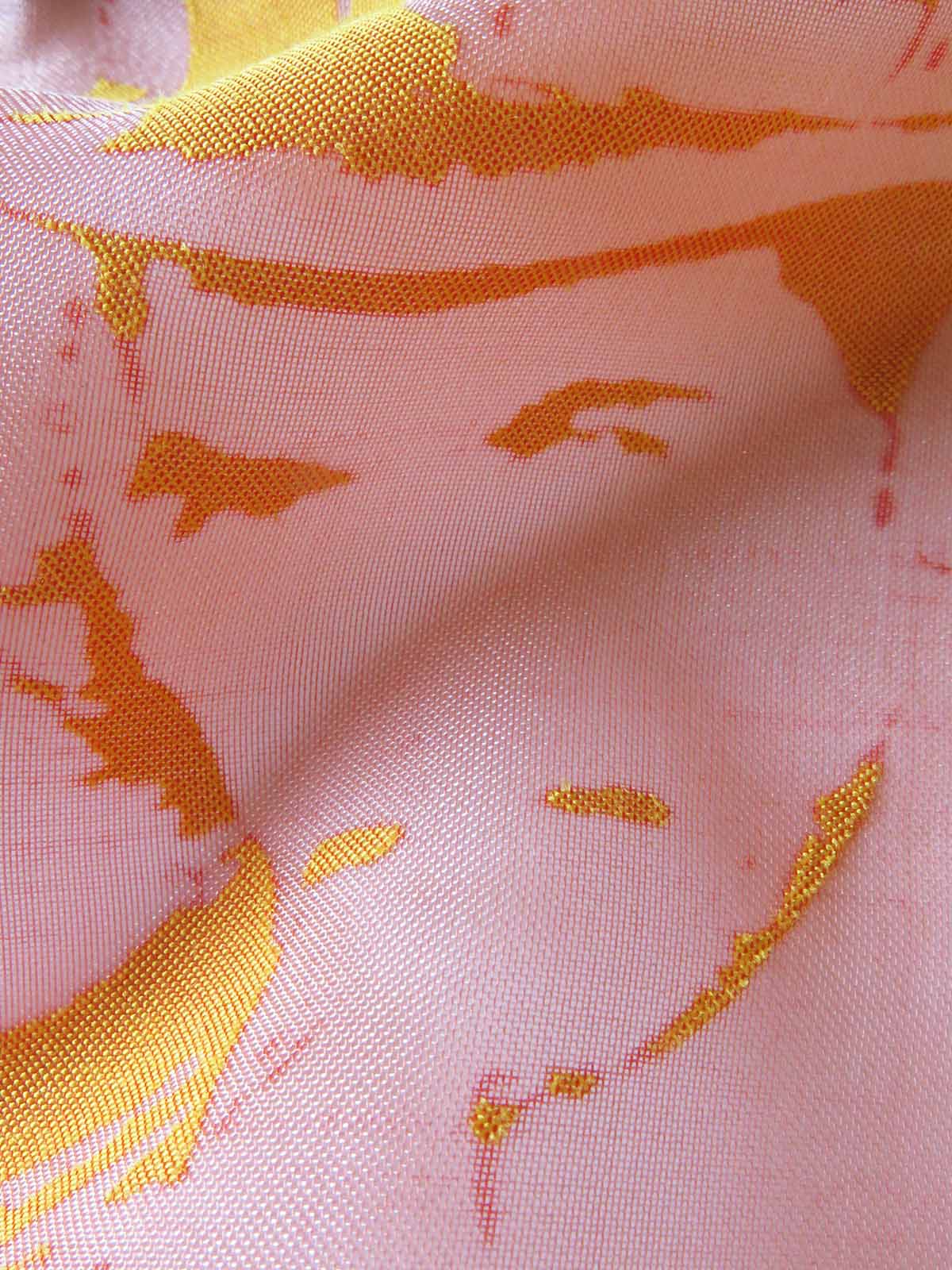 Granada Devoured print onto Cross Dyed Hazelwood fabric