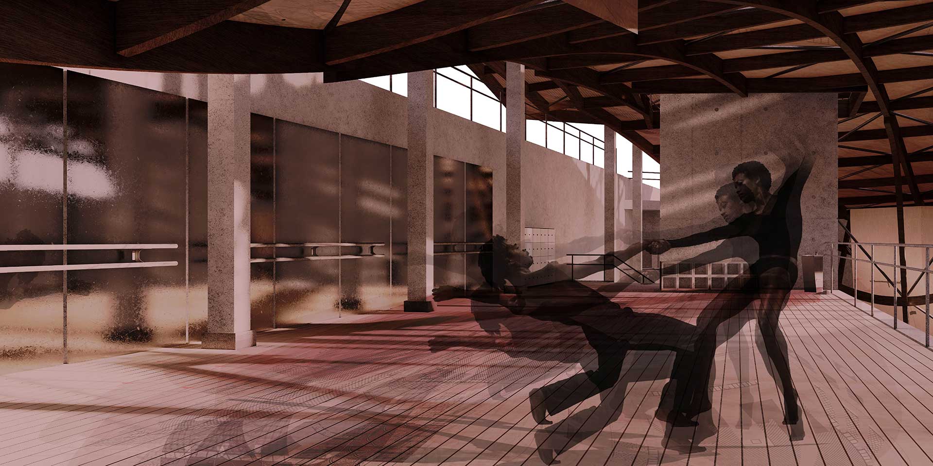 Interior visual perspective.