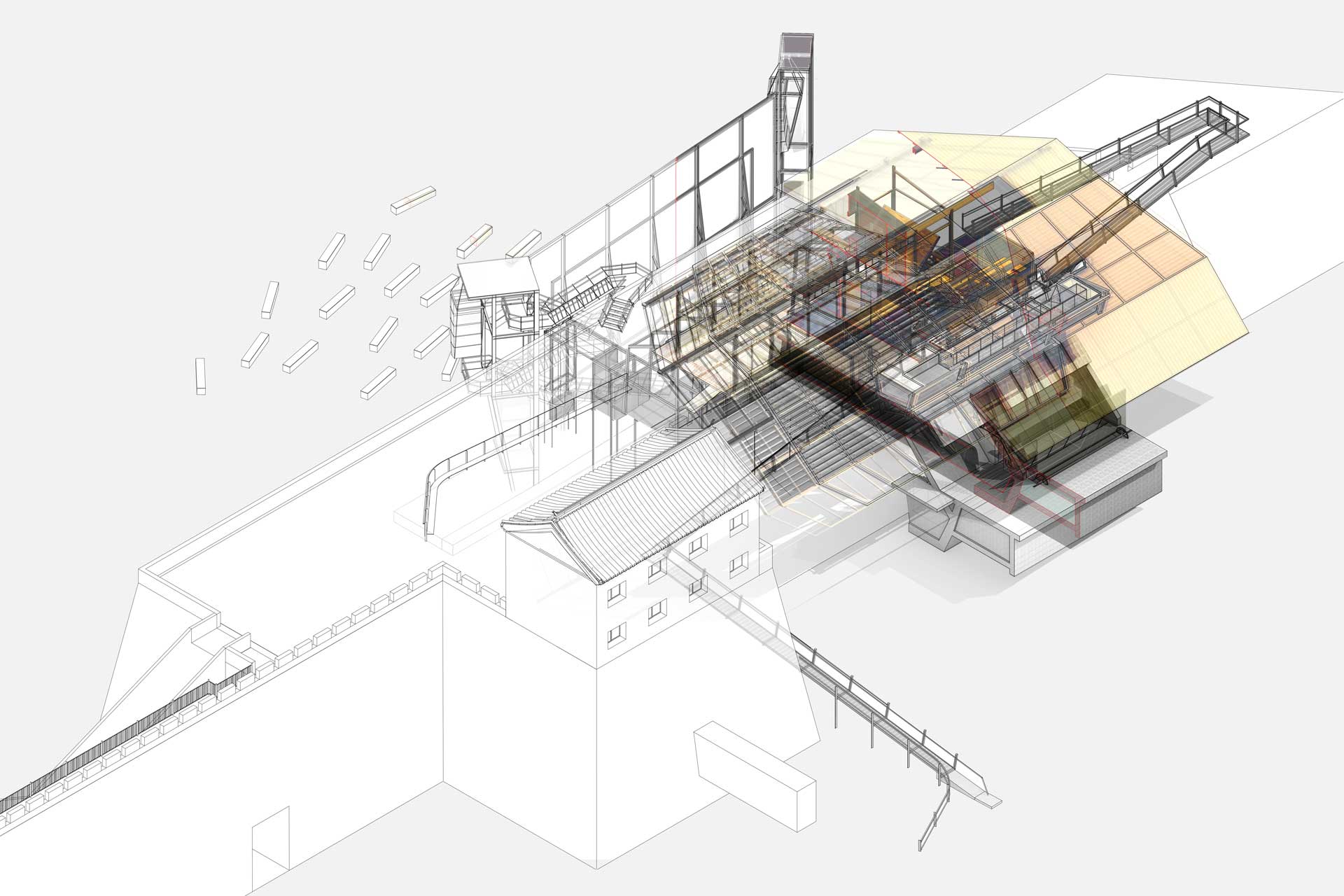 Isometric View, Façade Movement 