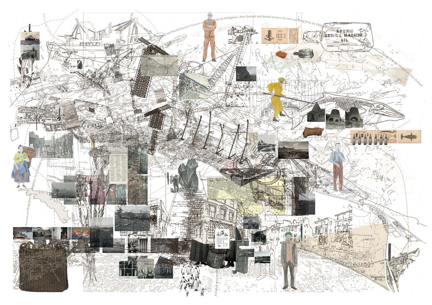 Past and present characters of Leith