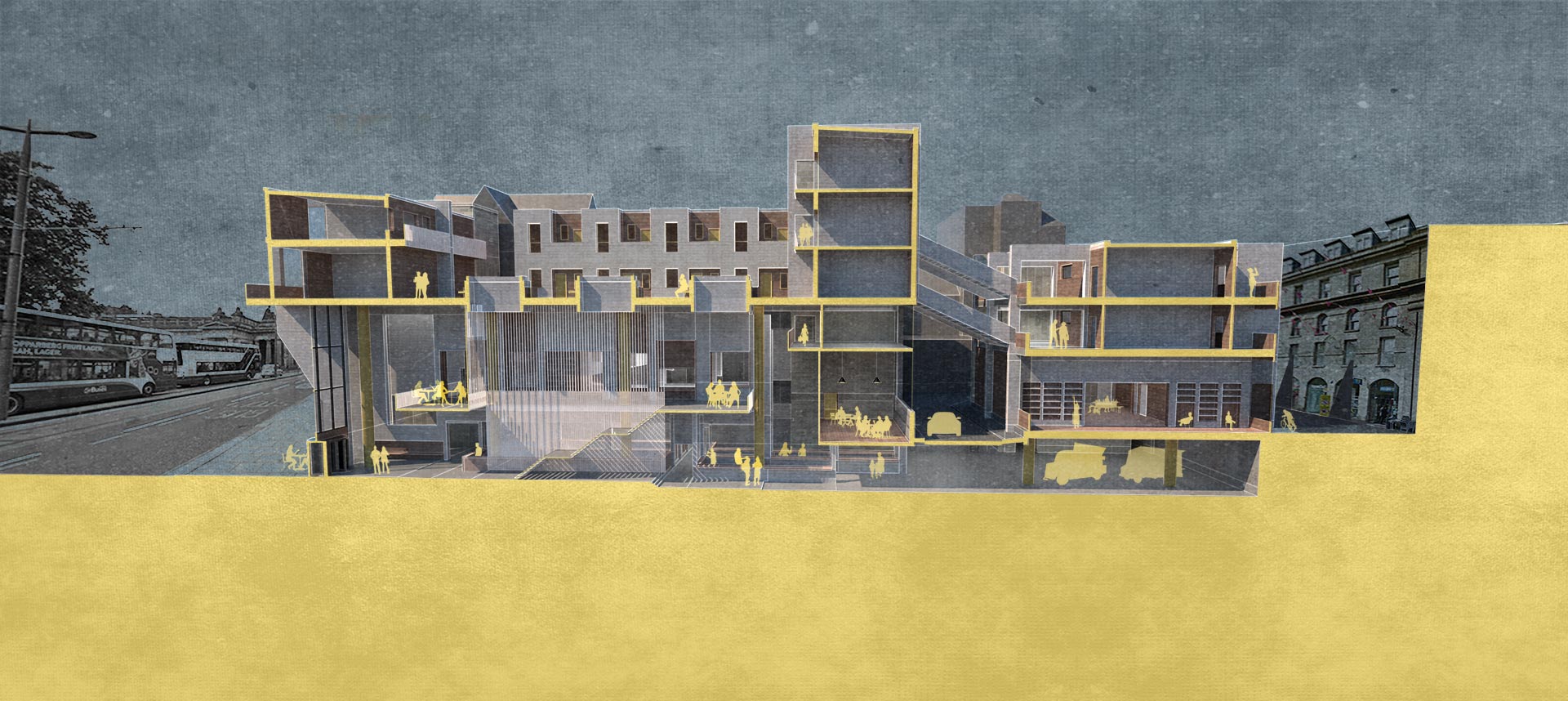 Long section view of final project proposal