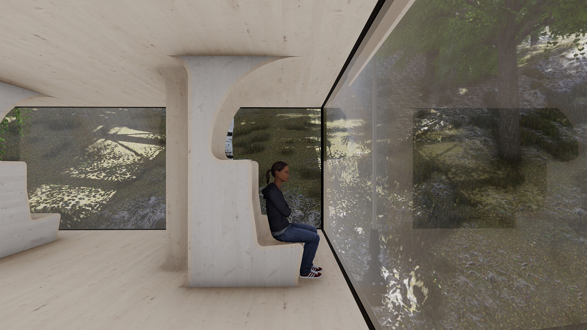 Interior Visualisation of the Sanctuary's Hiding Places