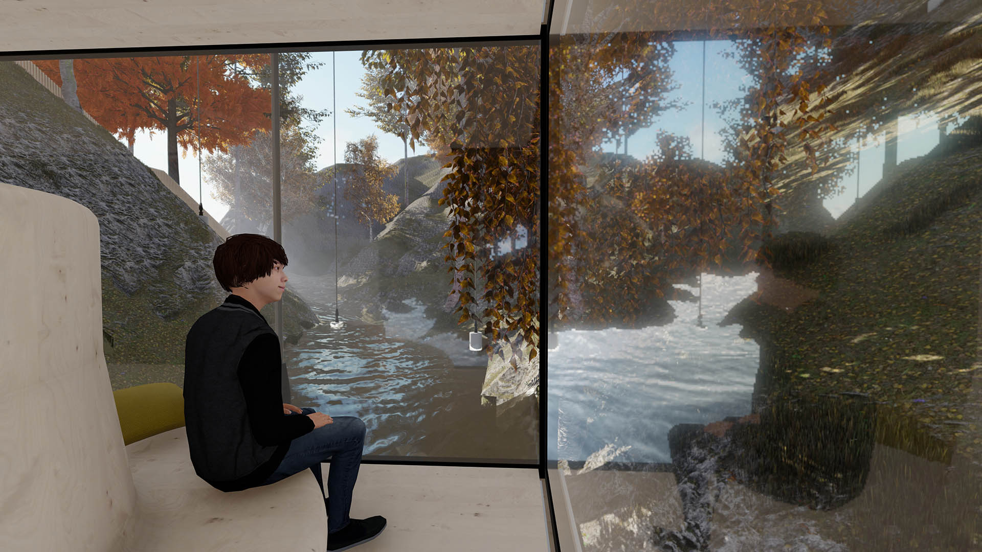Interior Visualisation of the Sanctuary's Hiding Places