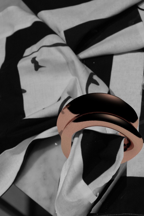 Copper Napkin Ring. Dimensions:                