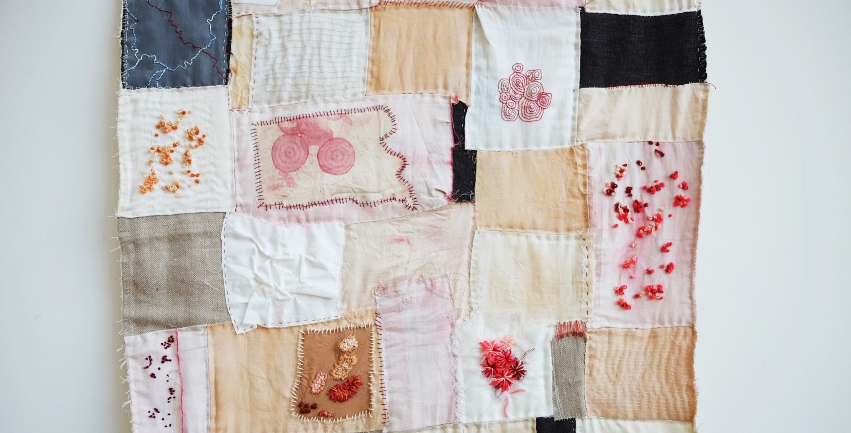 Middle section of patchwork quilt