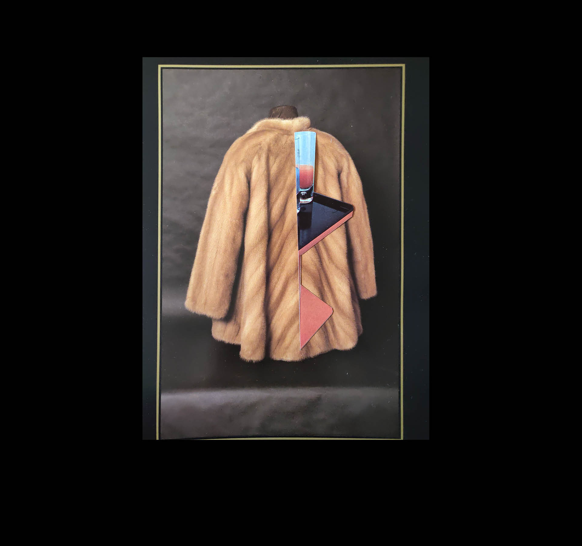 Le Manteau. Collage, February 2021. France