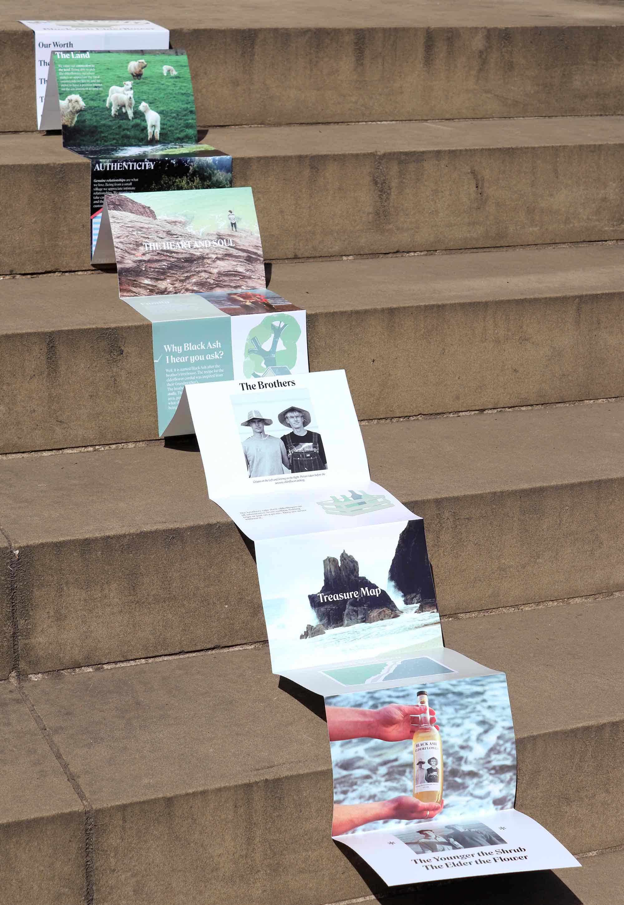 Publication folding down staircase