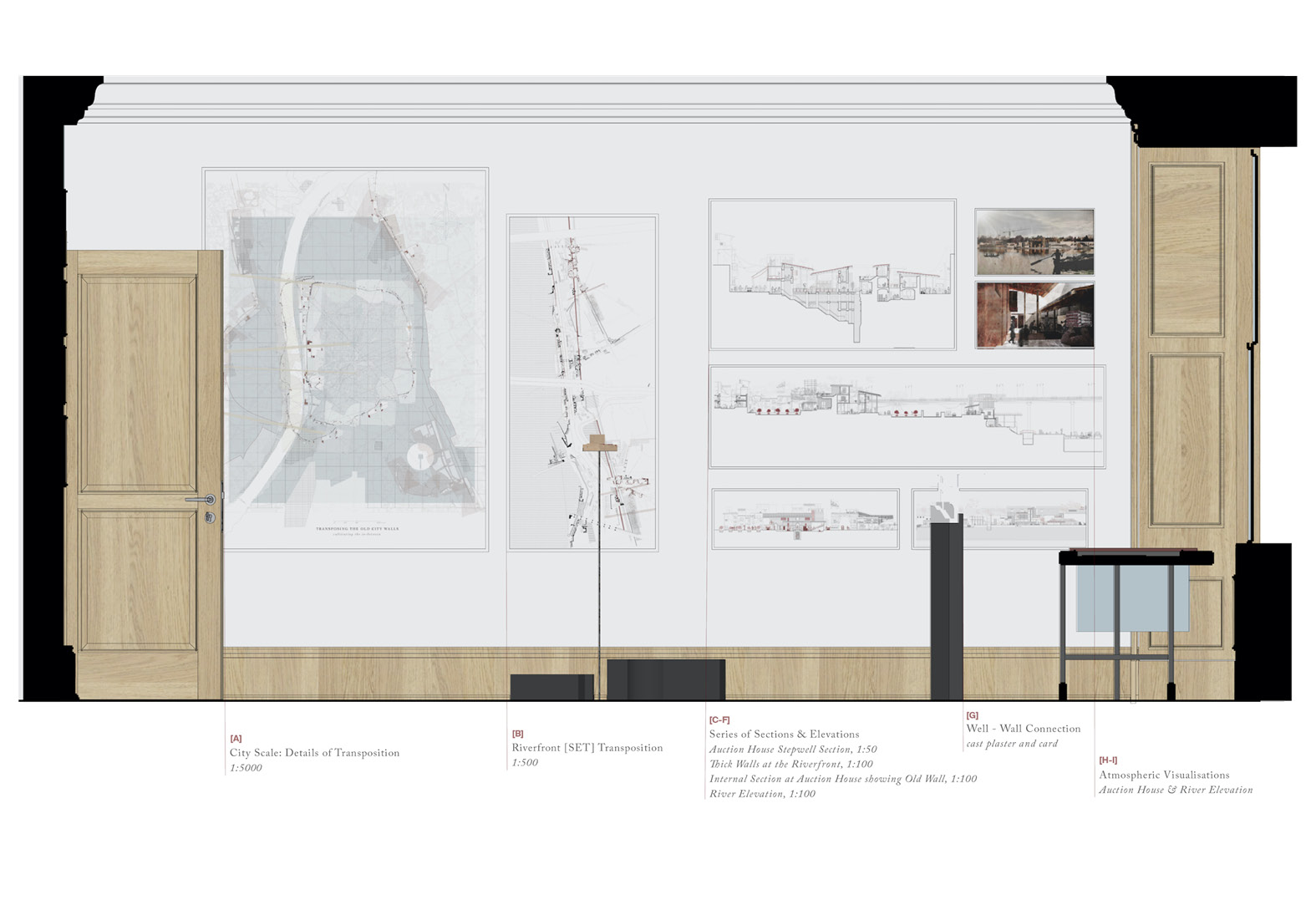 exhibition south wall