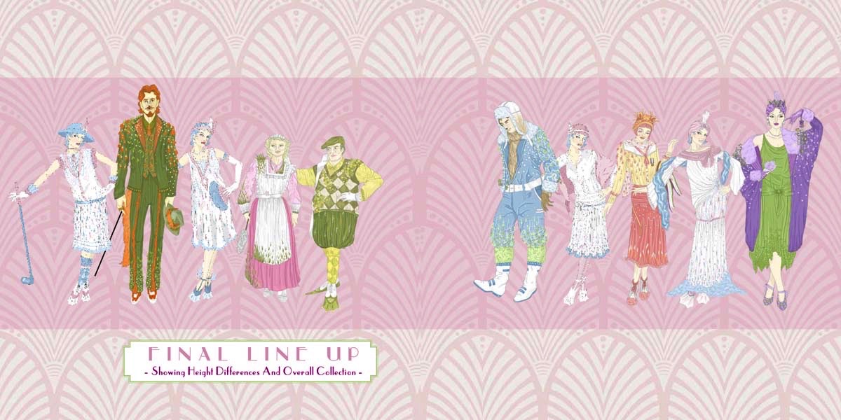 line up