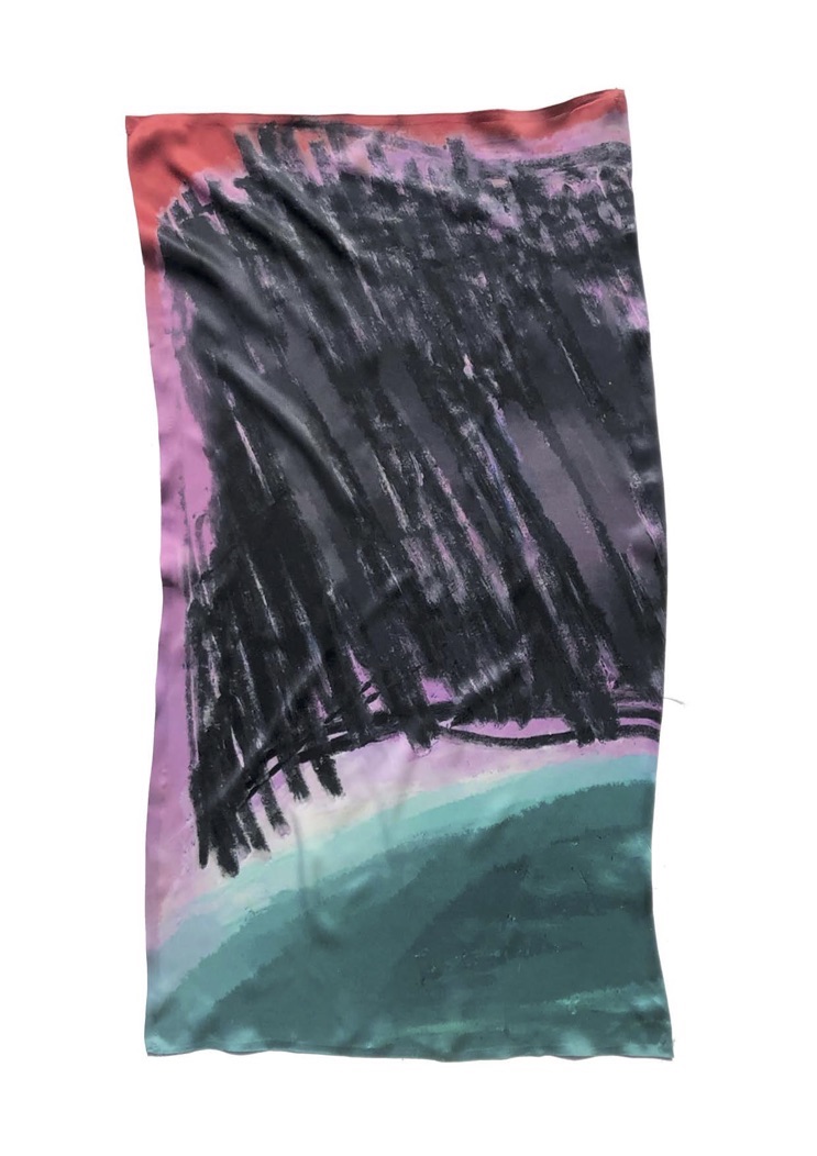 Digital Print onto silk.