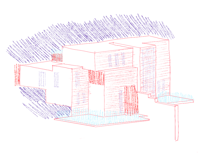 Sketch of envisaged building