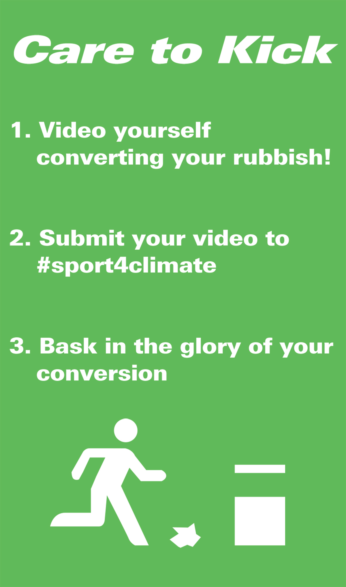 Instructions for guerrilla marketing campaign