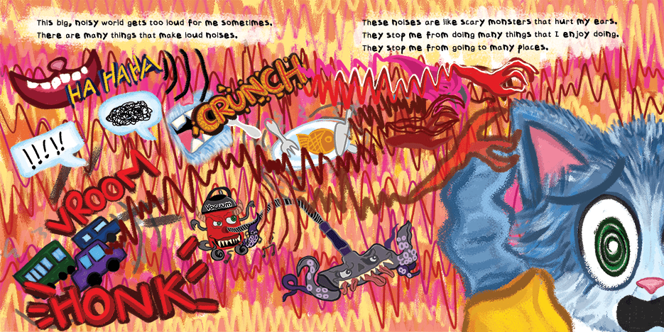 'The Very Noisy World' extract P. 4, 5