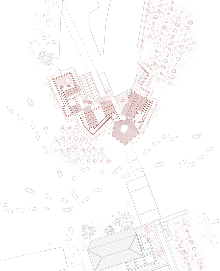 A House for a Fruit-Farm, Roof Plan