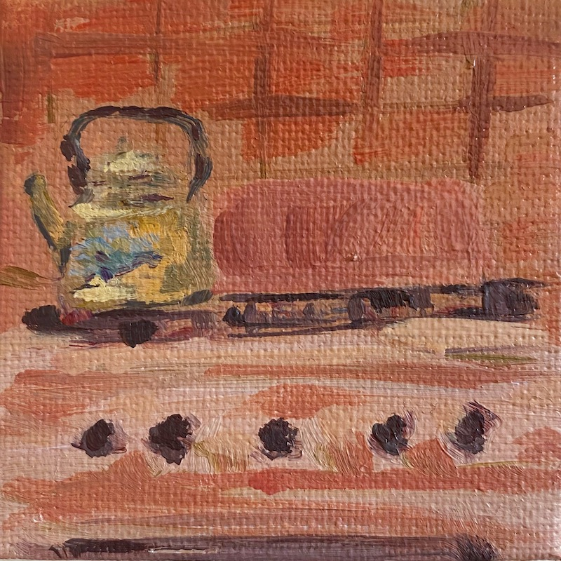 Painting of kettle 