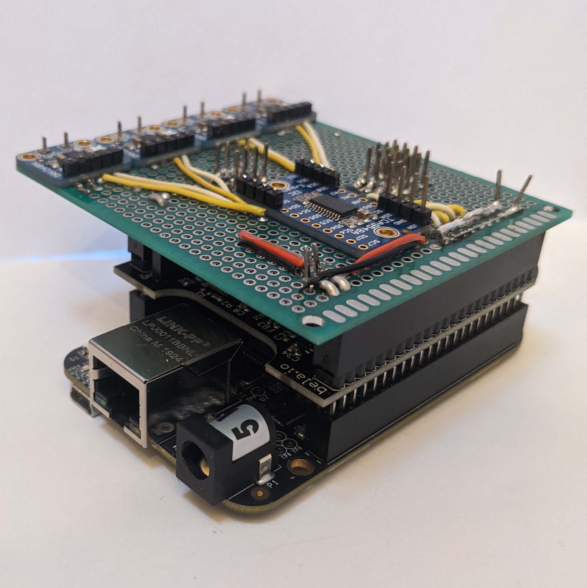 Bela with mounted circuit board