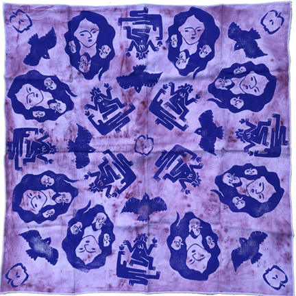 LOUD EYE LINO PRINTED TEXTILE