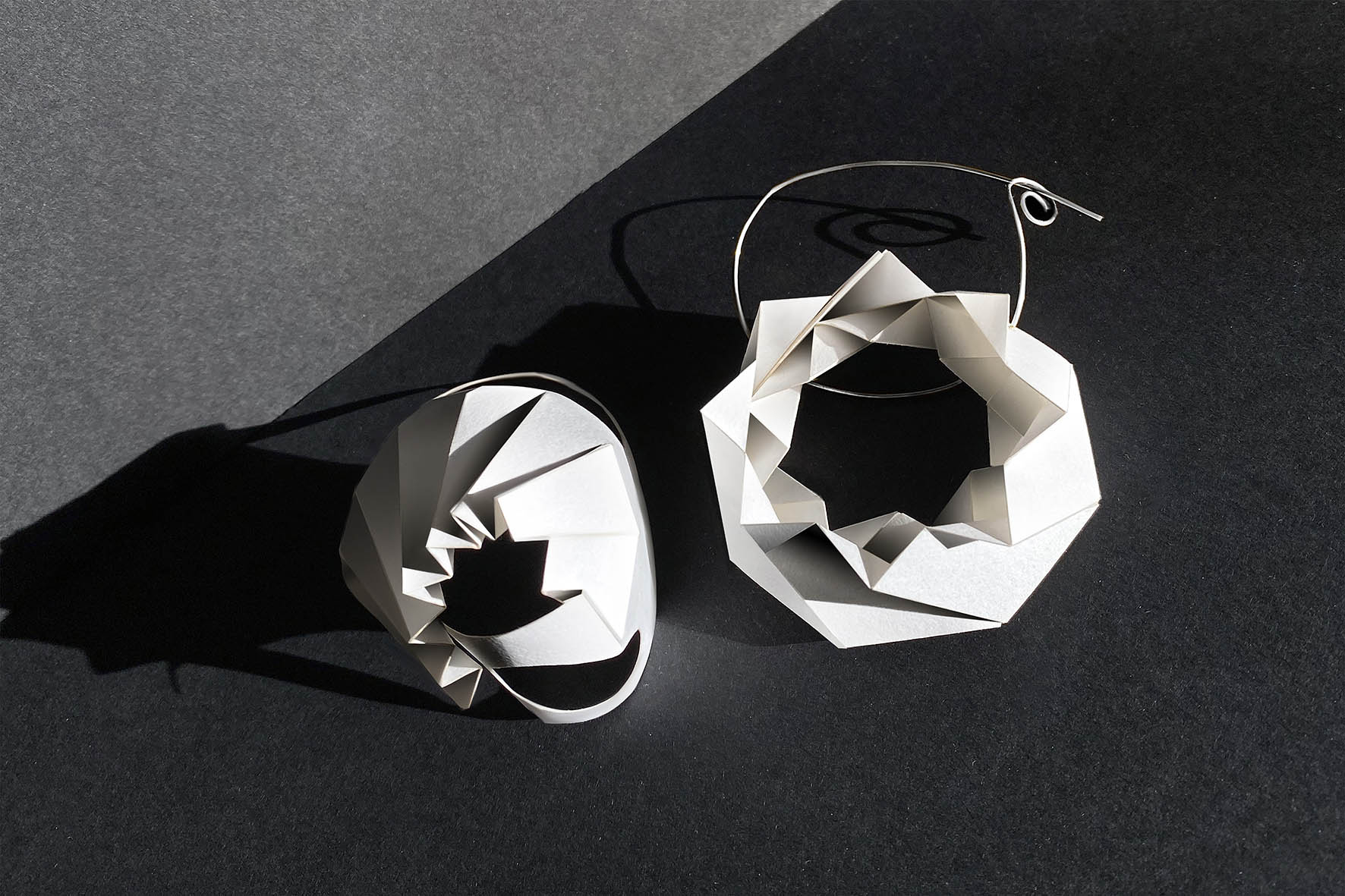Paper Jewellery Pairing 3 (Ring & Brooch)