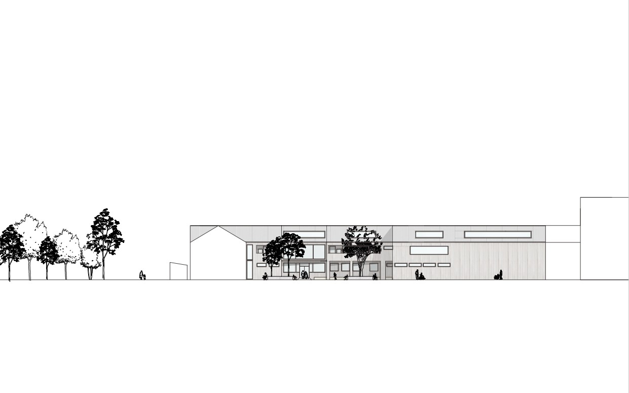 1:200 South West Courtyard Elevation