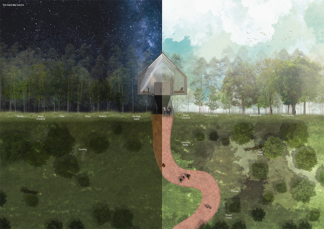 The Dark Sky Centre - Day and Night Community Activation with Graduated Mature Species Planting