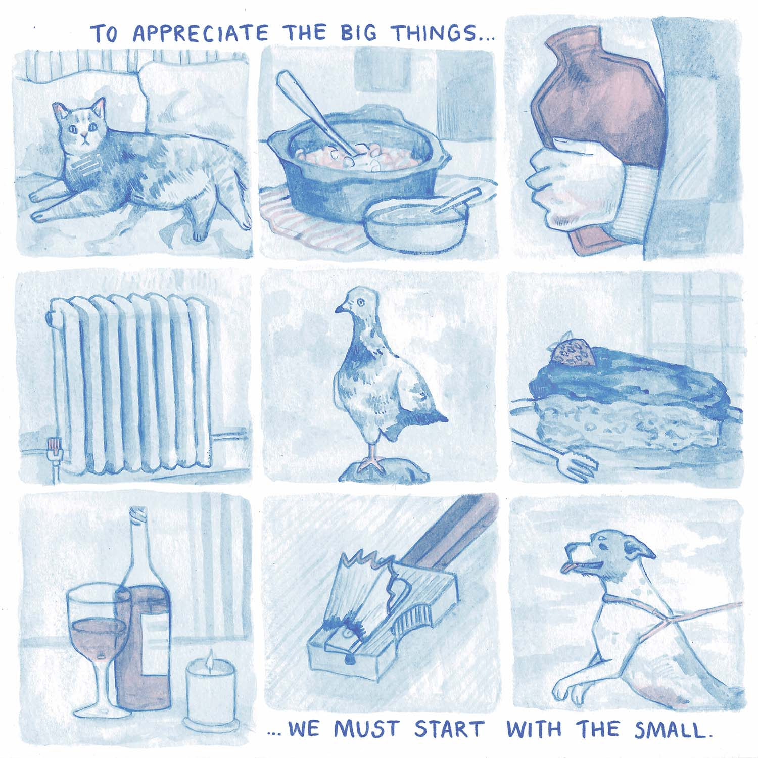 Short format comic about appreciating the small joys in life.