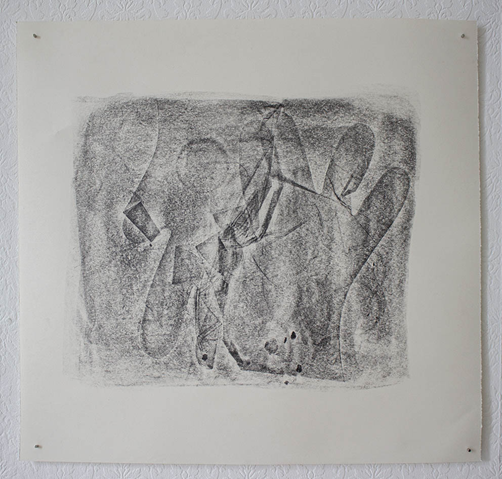 Gloves (I), 45cm x 48cm, graphite on paper, 2021