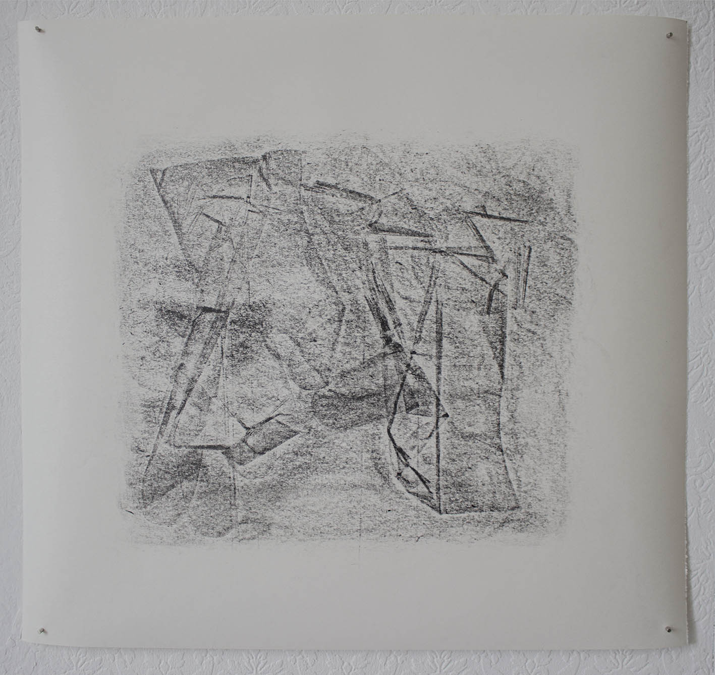 Gloves (II), 45cm x 48cm, graphite on paper, 2021