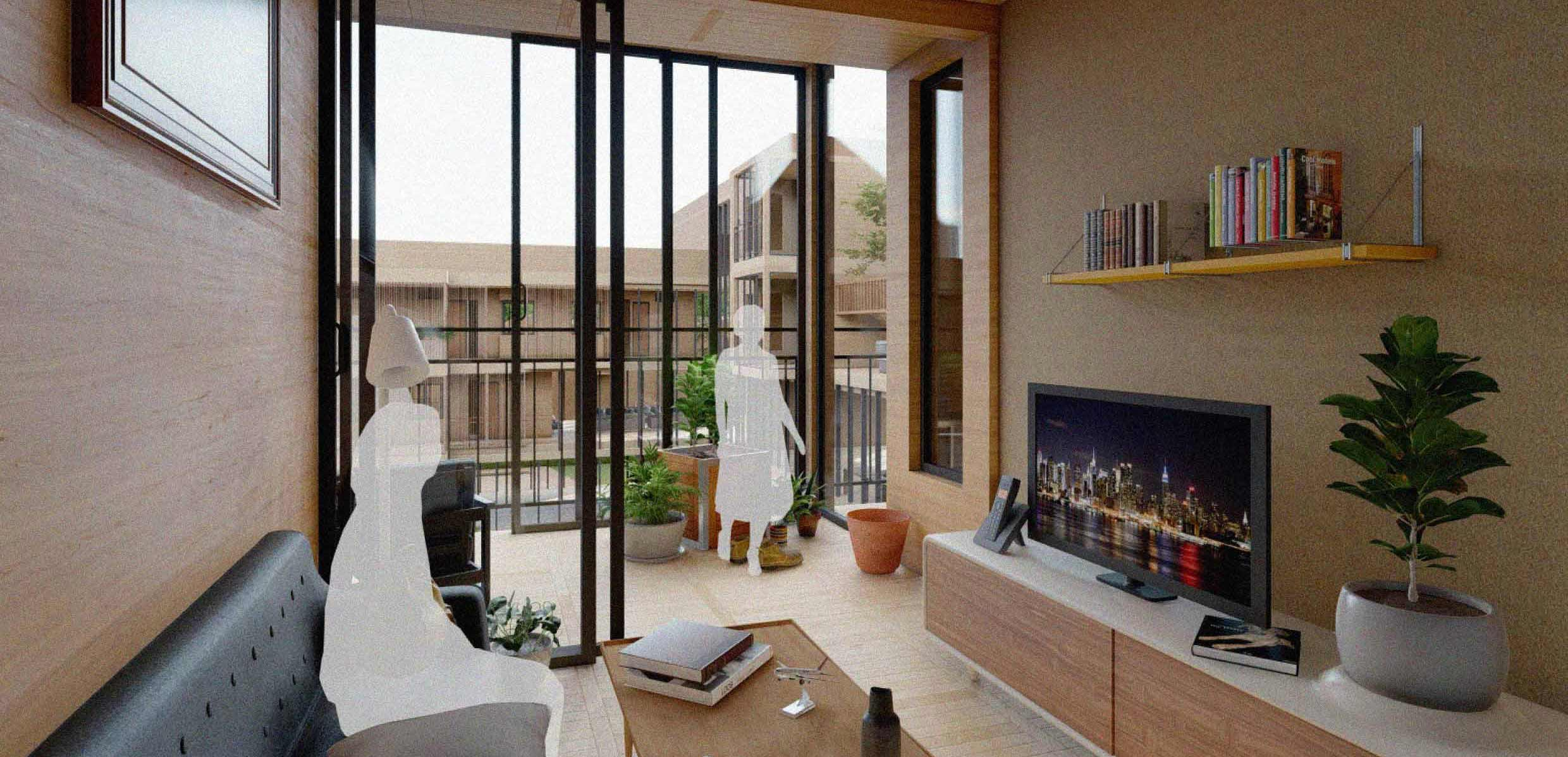 Care home living room