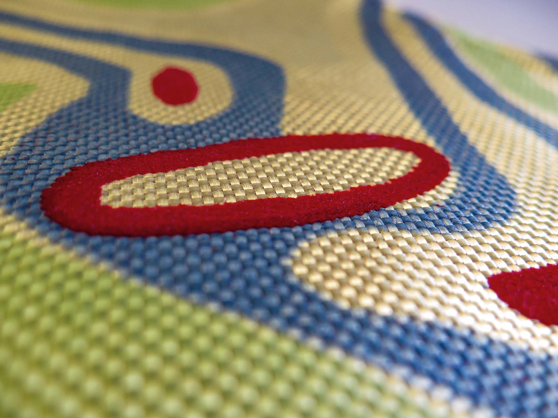 River print onto Aramid Bulletproof fabric