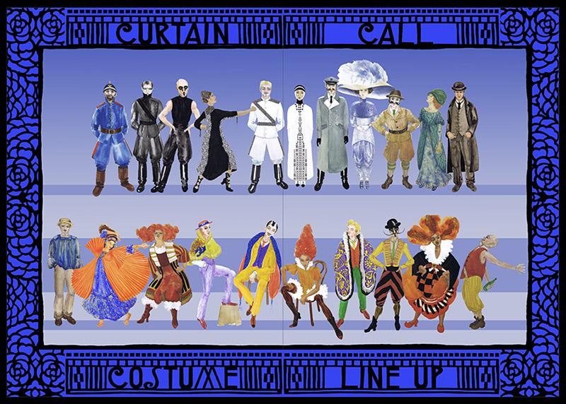 Illustration line up