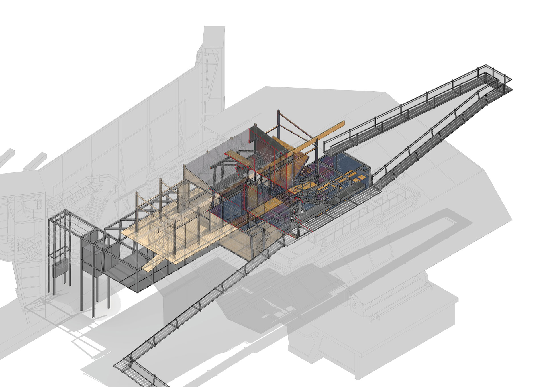 Isometric View, Inhabited Wall 
