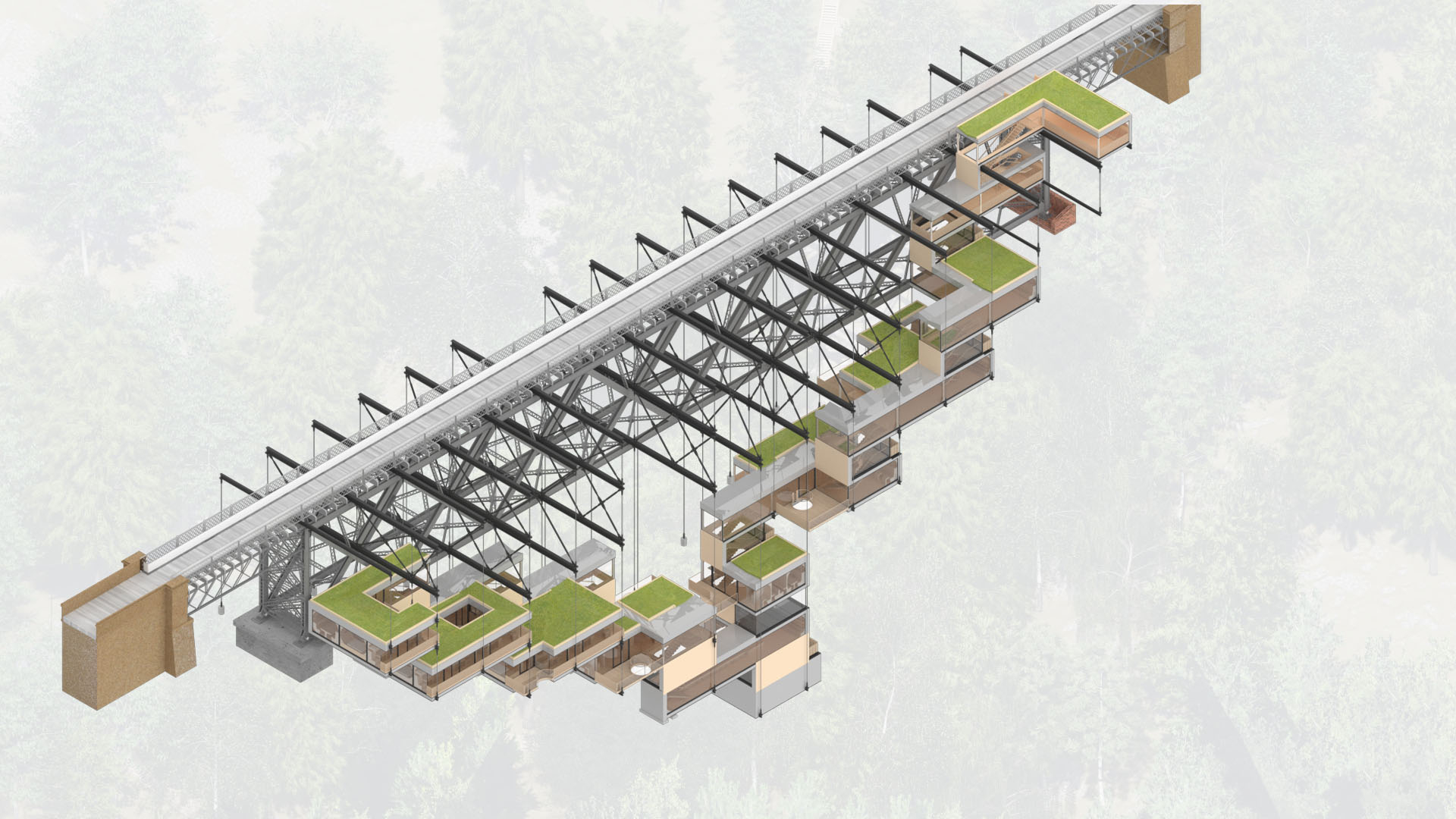 Diagram showing the Structural Build Up 11 - the Bield