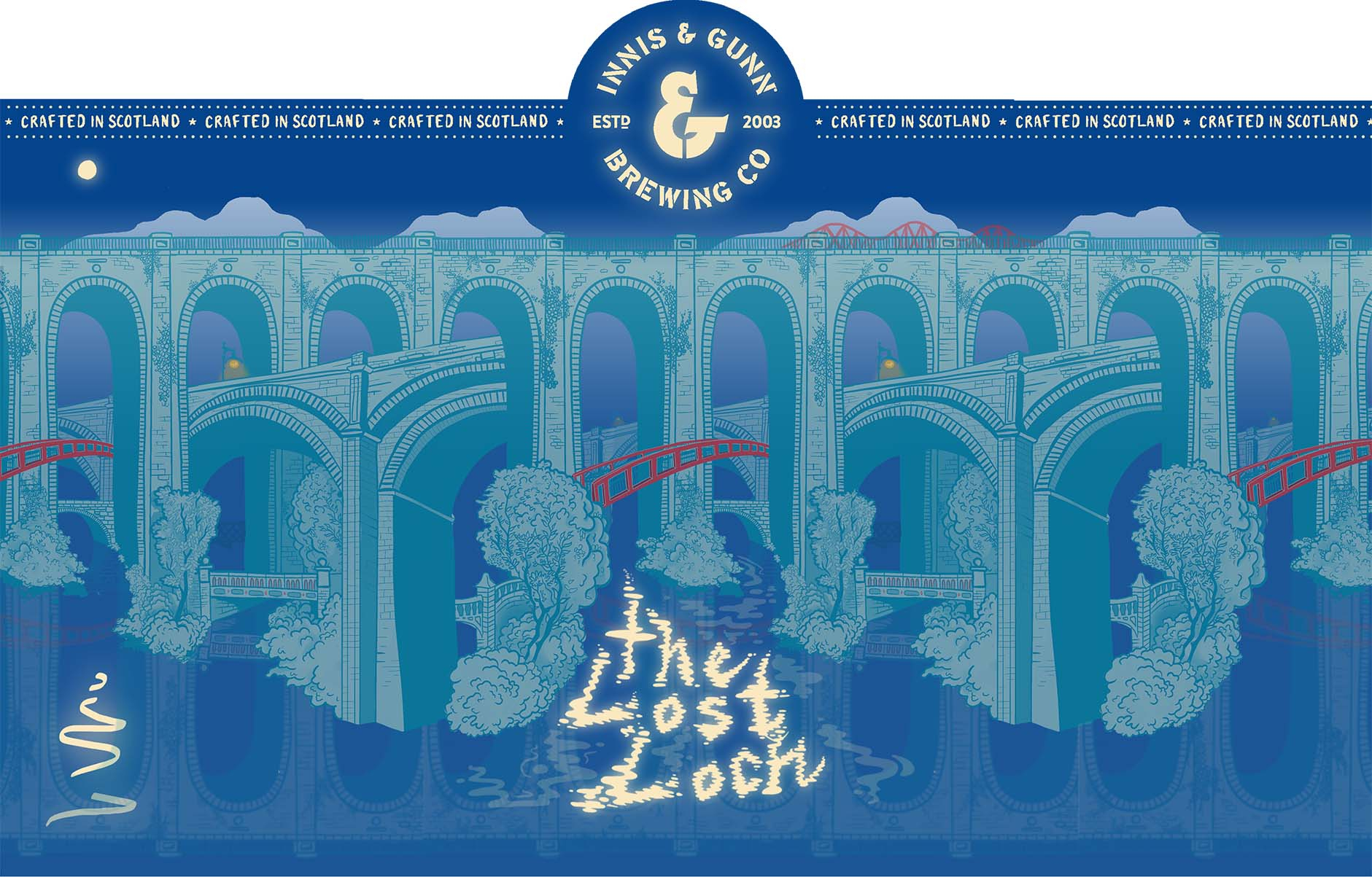 Innis & Gunn Mock Brief - Lost Loch design