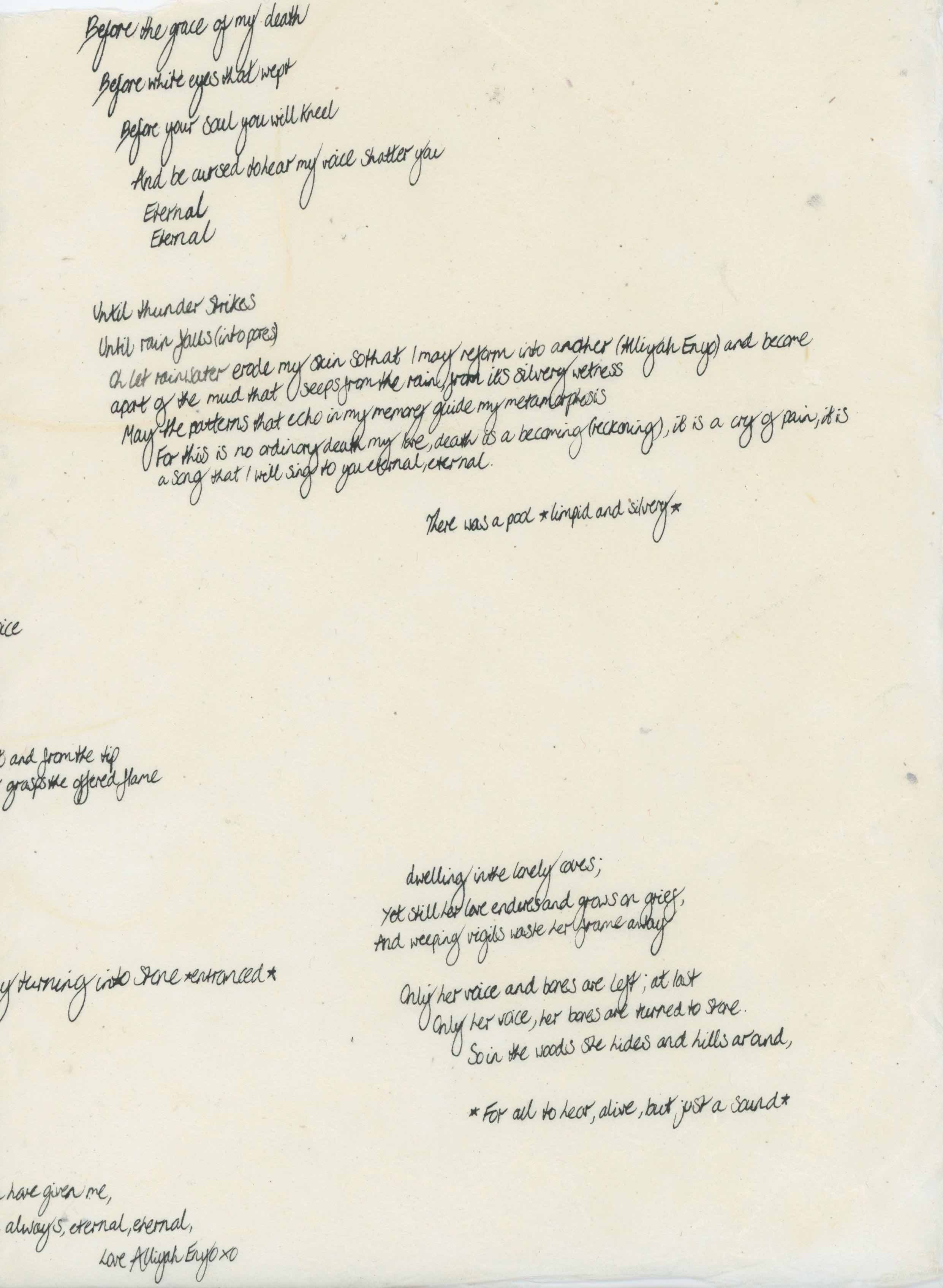 calligraphy