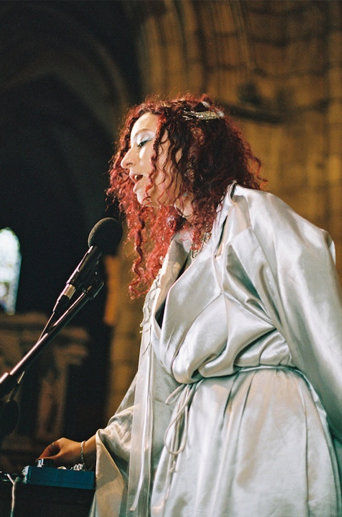 Alliyah singing full body picture 