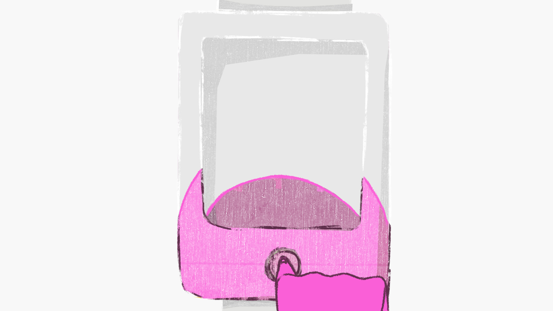 A still from the short film 'The Magentalman and the Gentlemint'