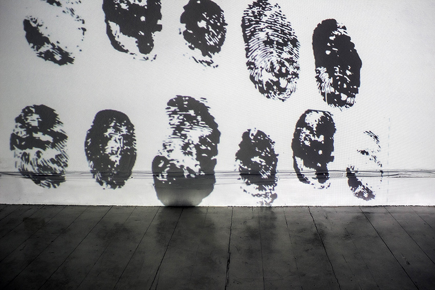 Type touch, video installation, 2021
